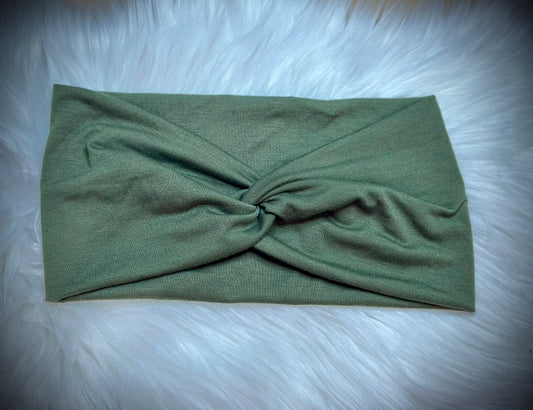Olive XL Twist Wrap