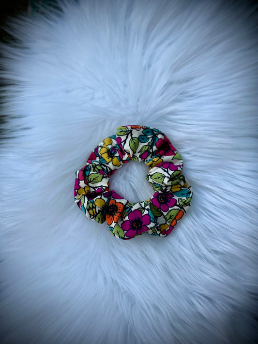 Autumn Jewel Tone Floral Wraps & Scrunchies