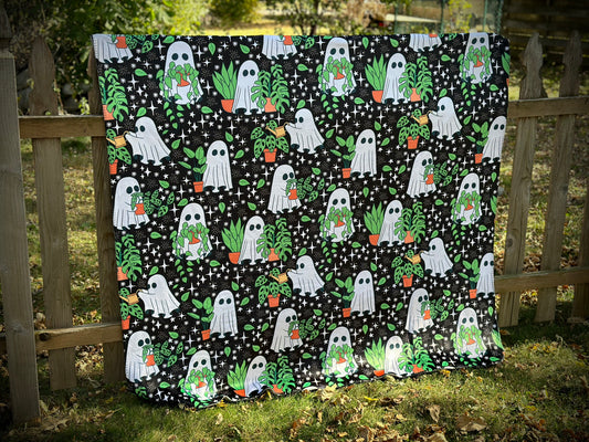 Ghost Planters Minky Blankets