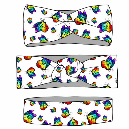 Allied Butterflies Wraps & Scrunchies