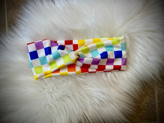 Rainbow Checkered Rib