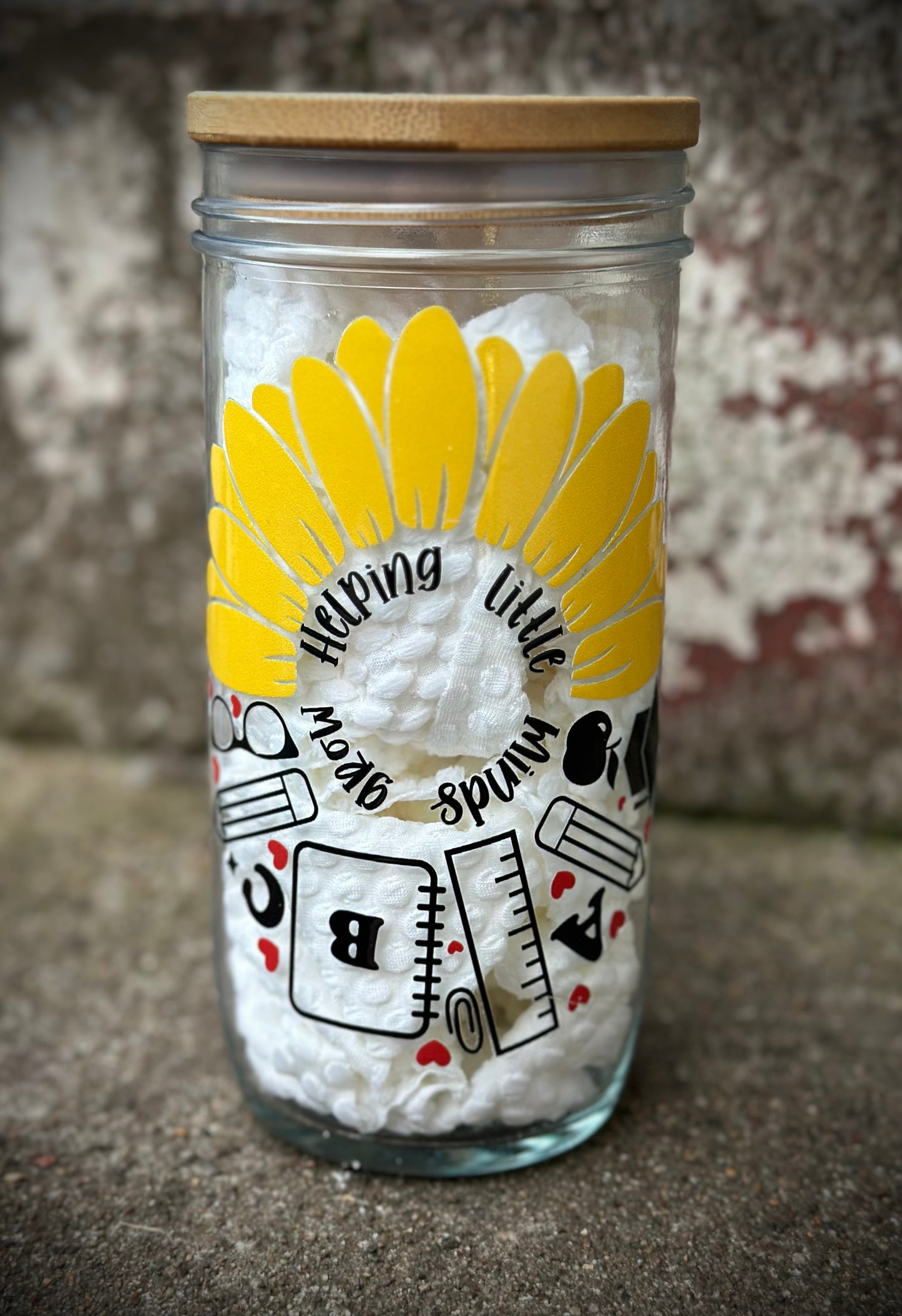 Teaching Little Minds Glass Tumbler