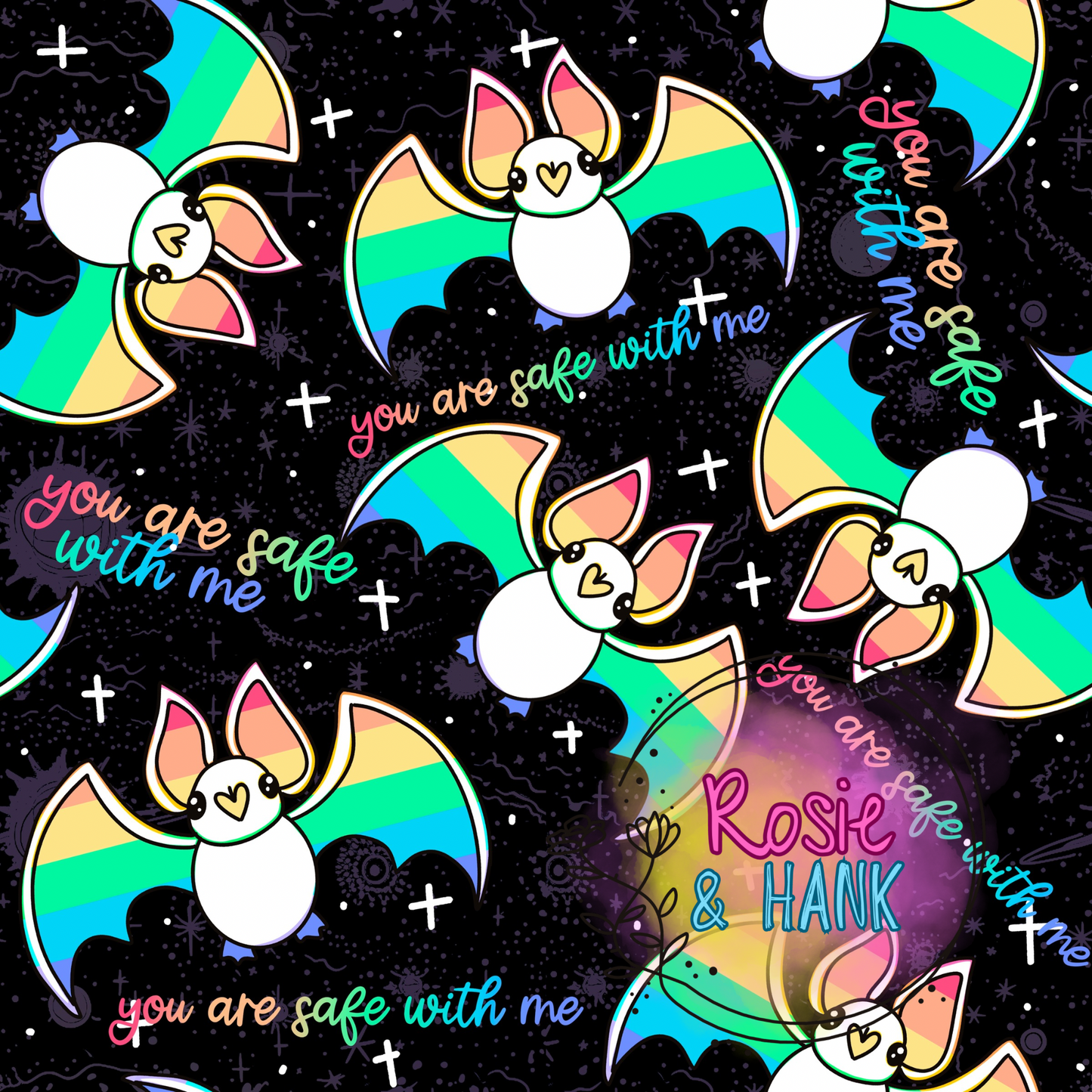 You Are Safe With Me Wraps & Scrunchies