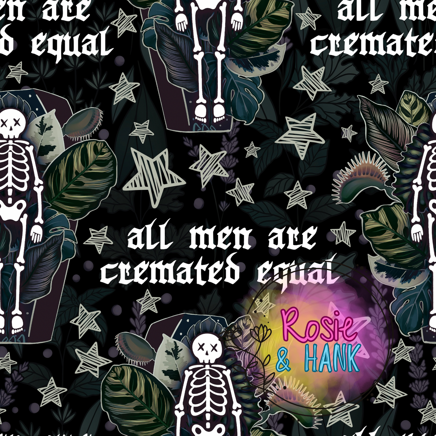 All Men Are Cremated Equal Wraps & Scrunchies