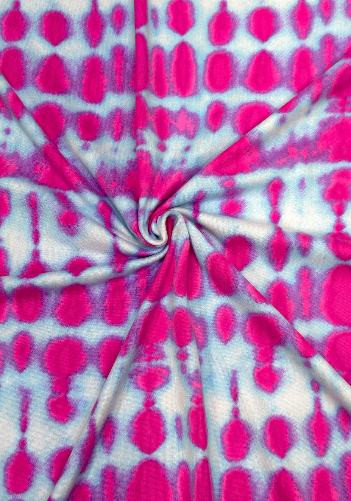 Pink/White/Blue Tie Dye