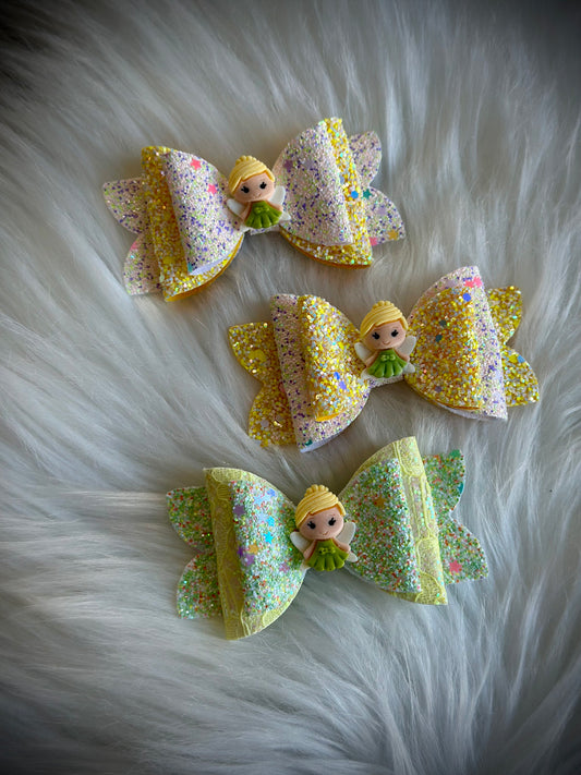 Neverland Fairy Leather Bow