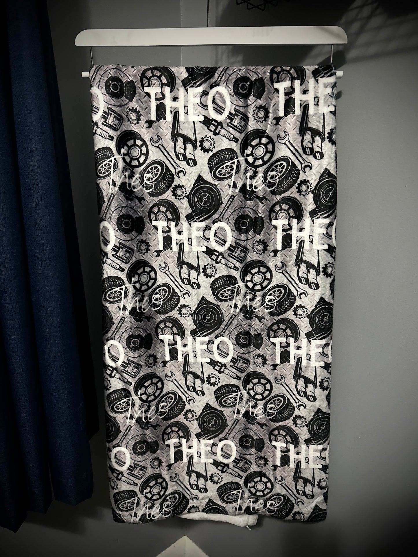 Custom Print Minky Blanket
