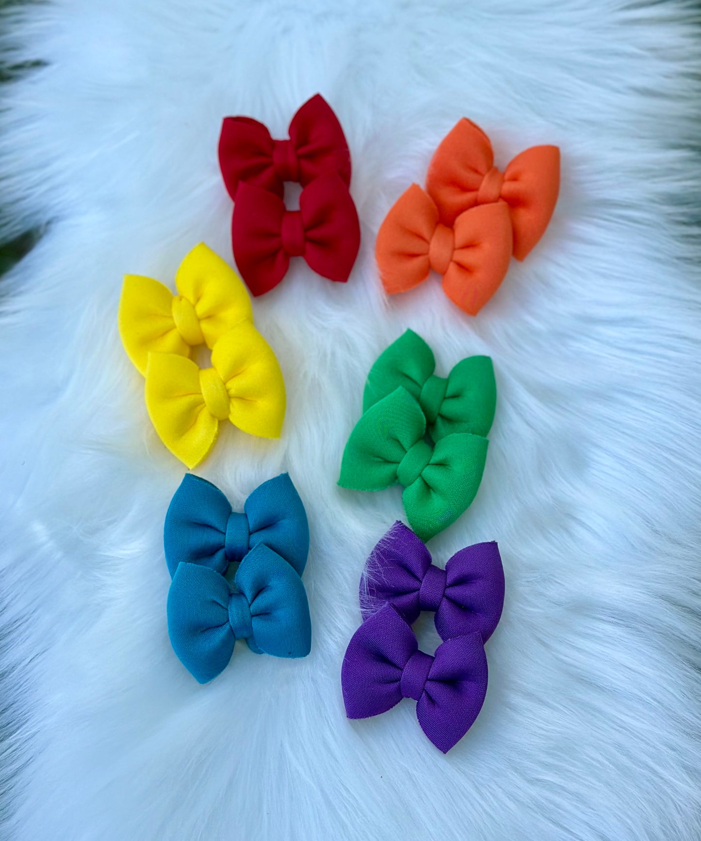 Primary Rainbow Puff Box