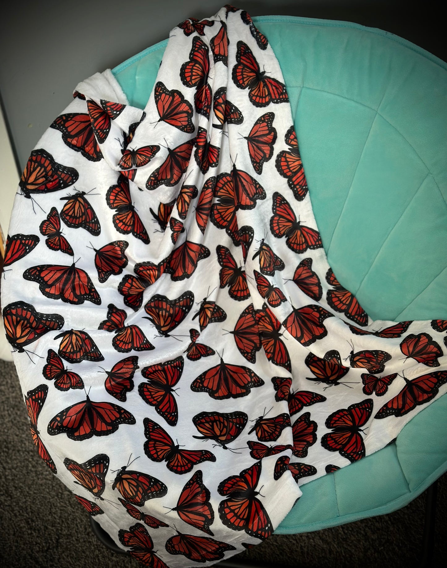 Monarch Minky Blanket