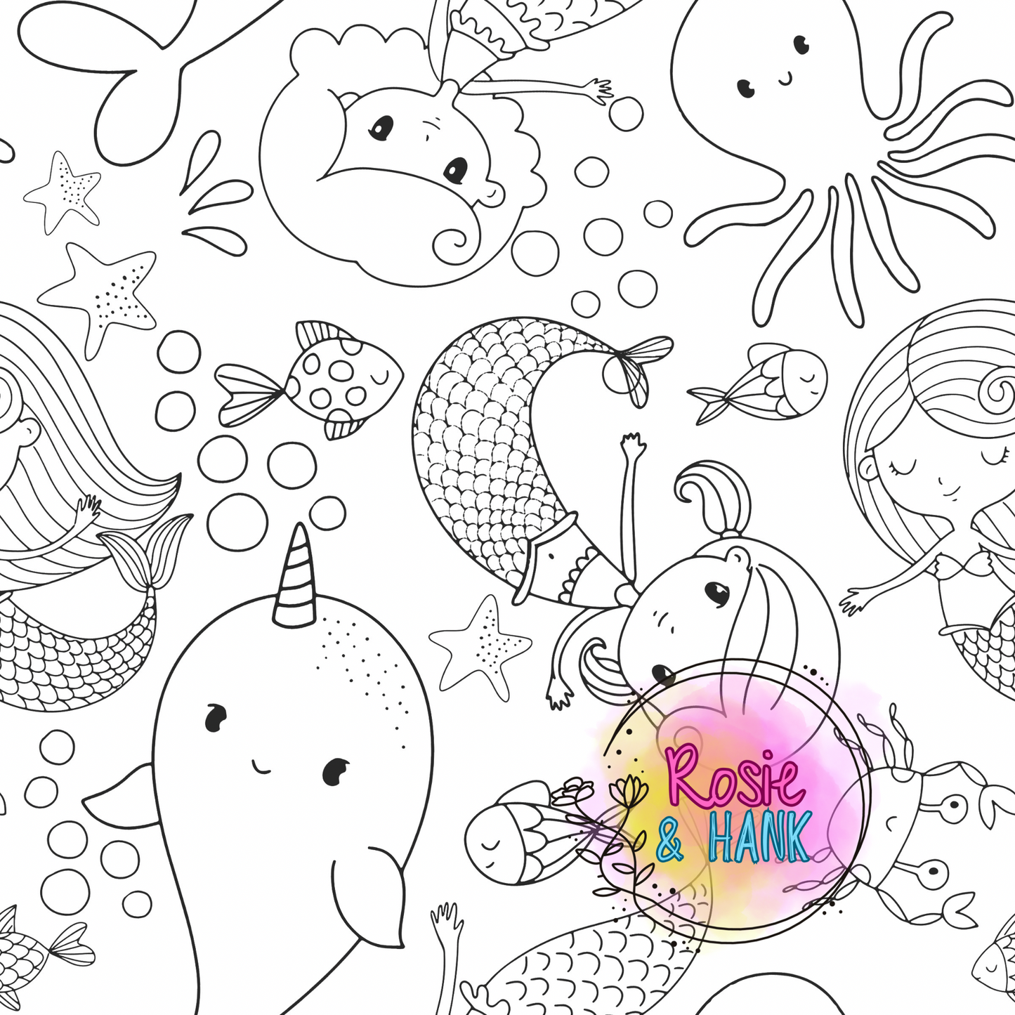 Washable Coloring Mat