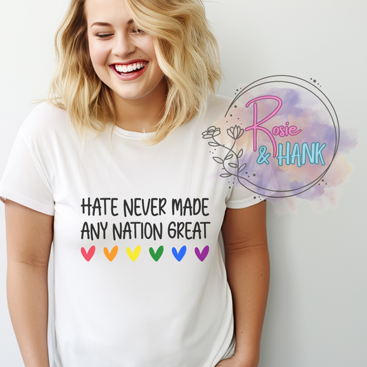 Hate Never Made Any Nation Great