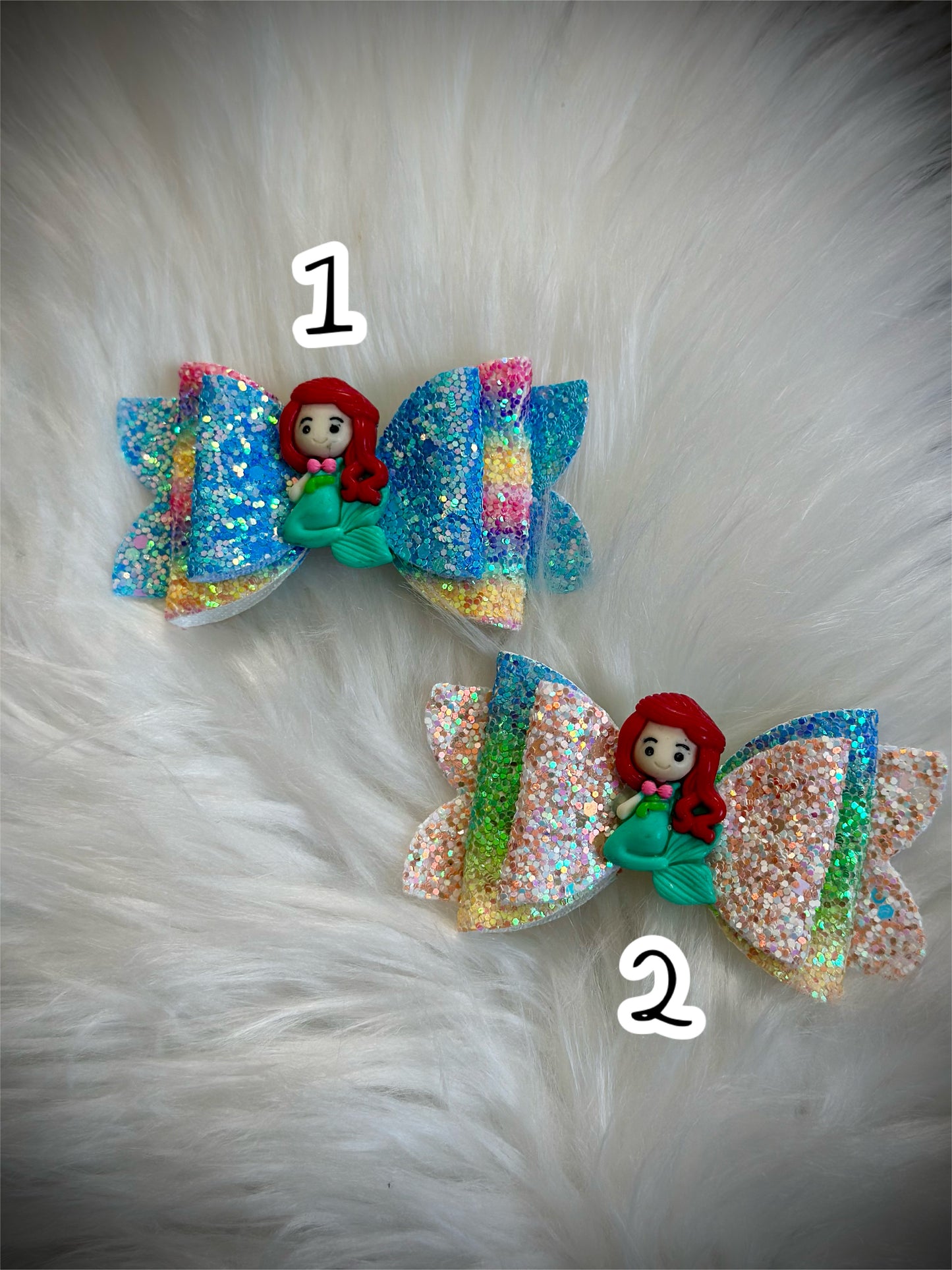 Mermaid Leather Bow