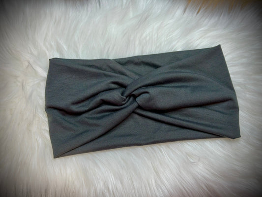 Charcoal XL Twist Wrap