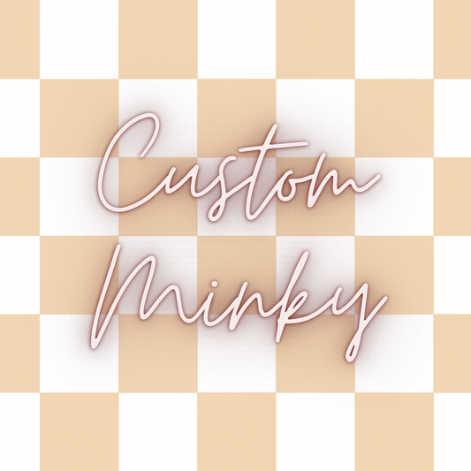 Custom Print Minky Blanket