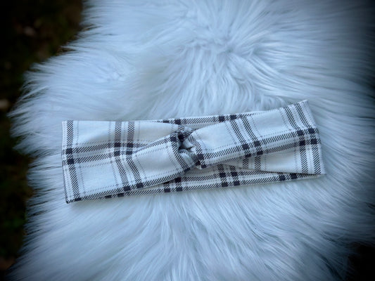Arctic Plaid Wraps & Scrunchies