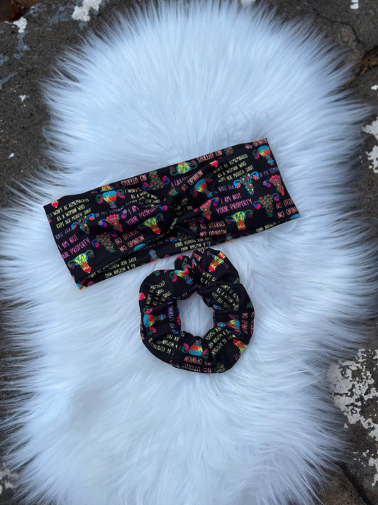 No Uterus No Opinion Scrunchies & Wraps