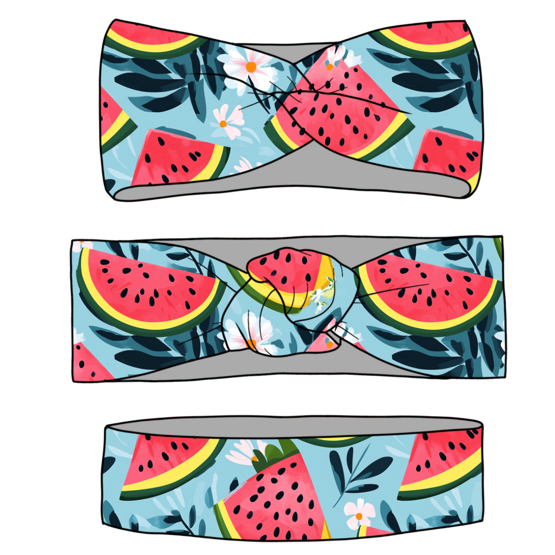 Watermelon Wraps & Scrunchies