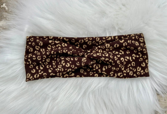 Mocha Leopard Rib Wrap