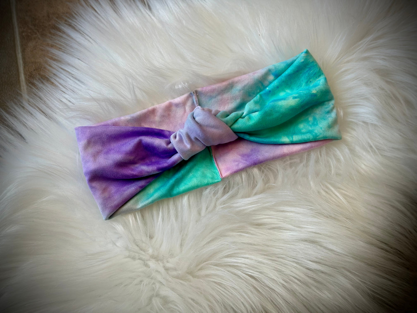 Purple/Blue/Green Tie Dye