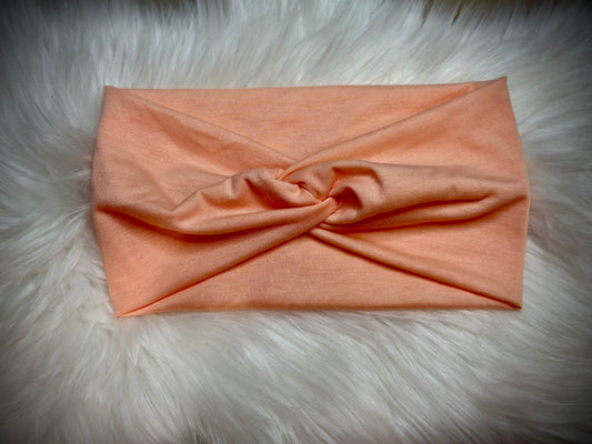 Peach XL Twist Wrap