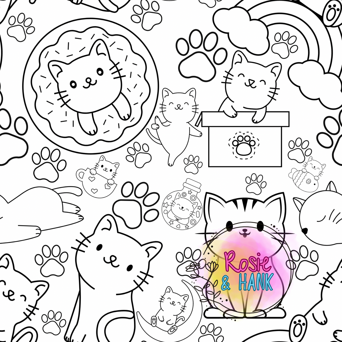 Washable Coloring Mat