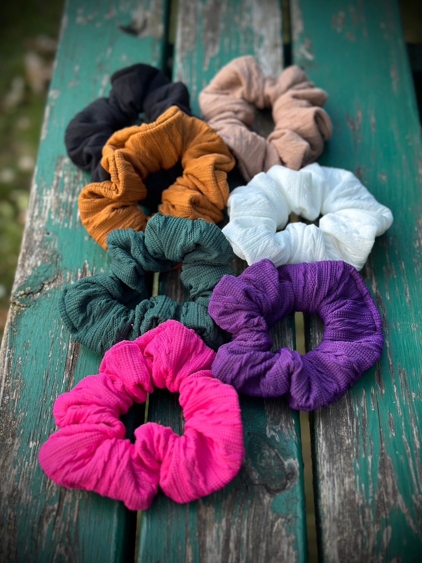 The Cable Knit Scrunchy Collection