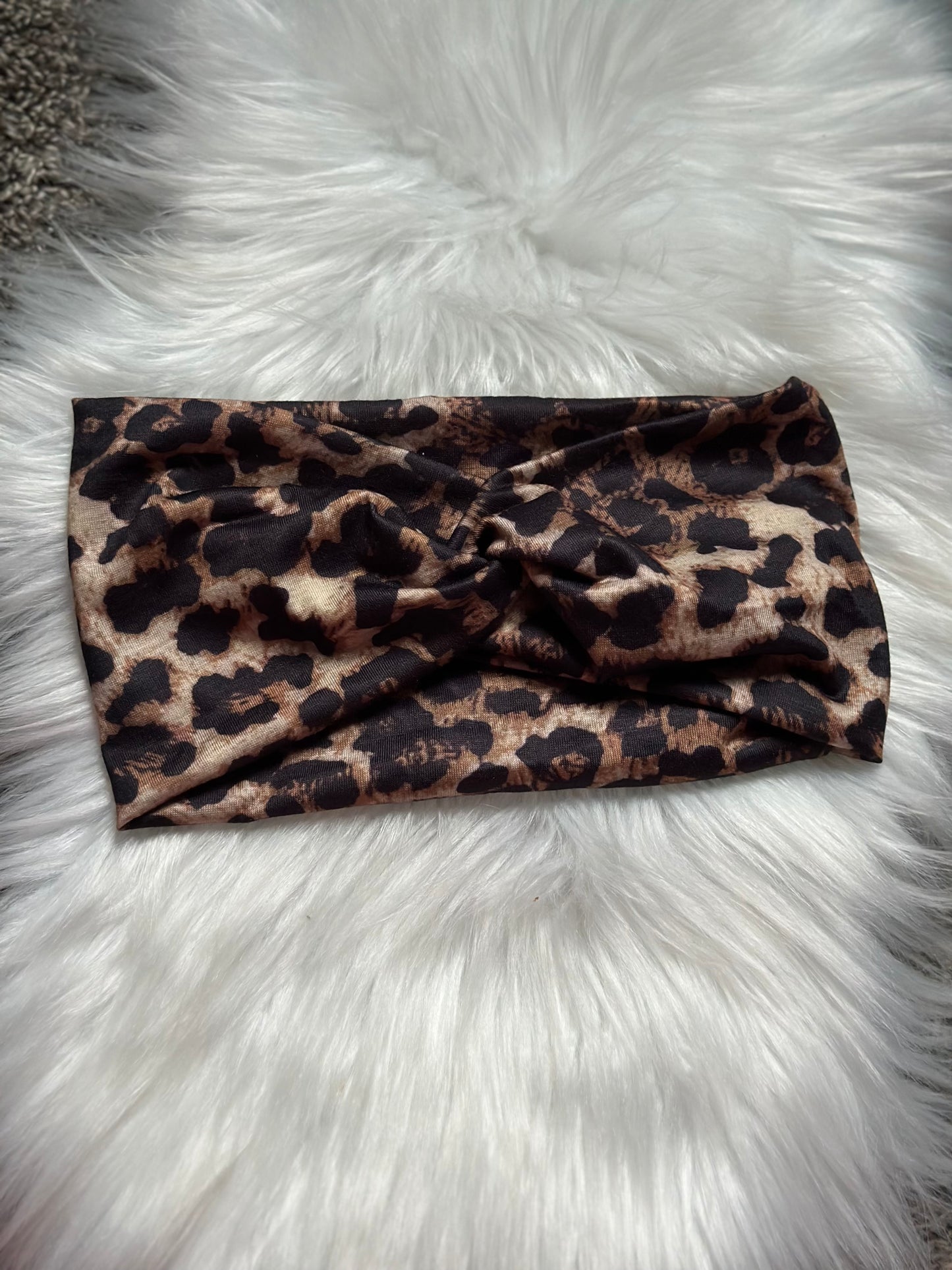 Leopard XL Twist Wrap