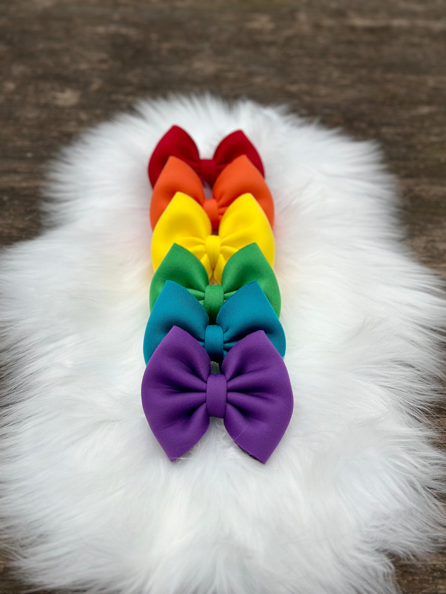 Primary Rainbow Puff Box