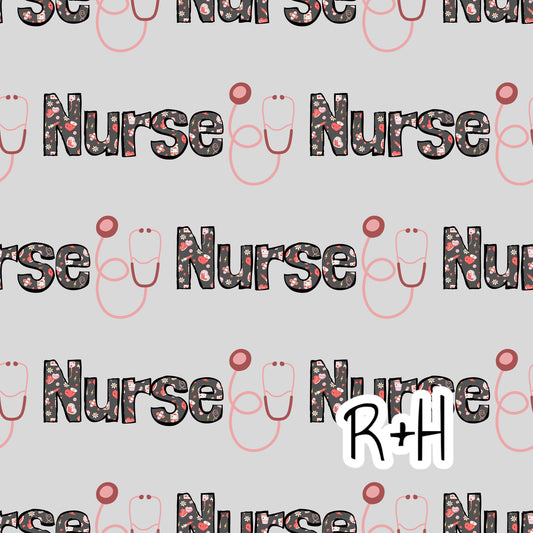 Nurse Dusty Pink Luxe Minky Blanket