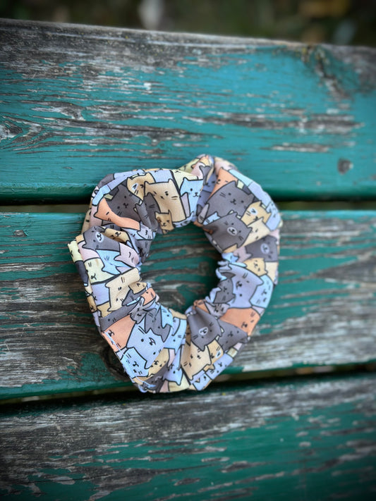 Kitty Cat Crowd Scrunchy