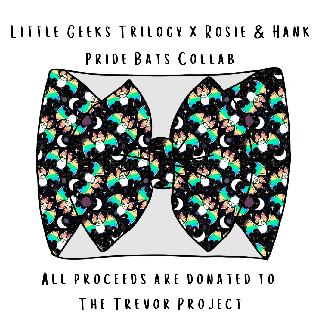 Little Geeks x Rosie & Hank Pride Bats Collab