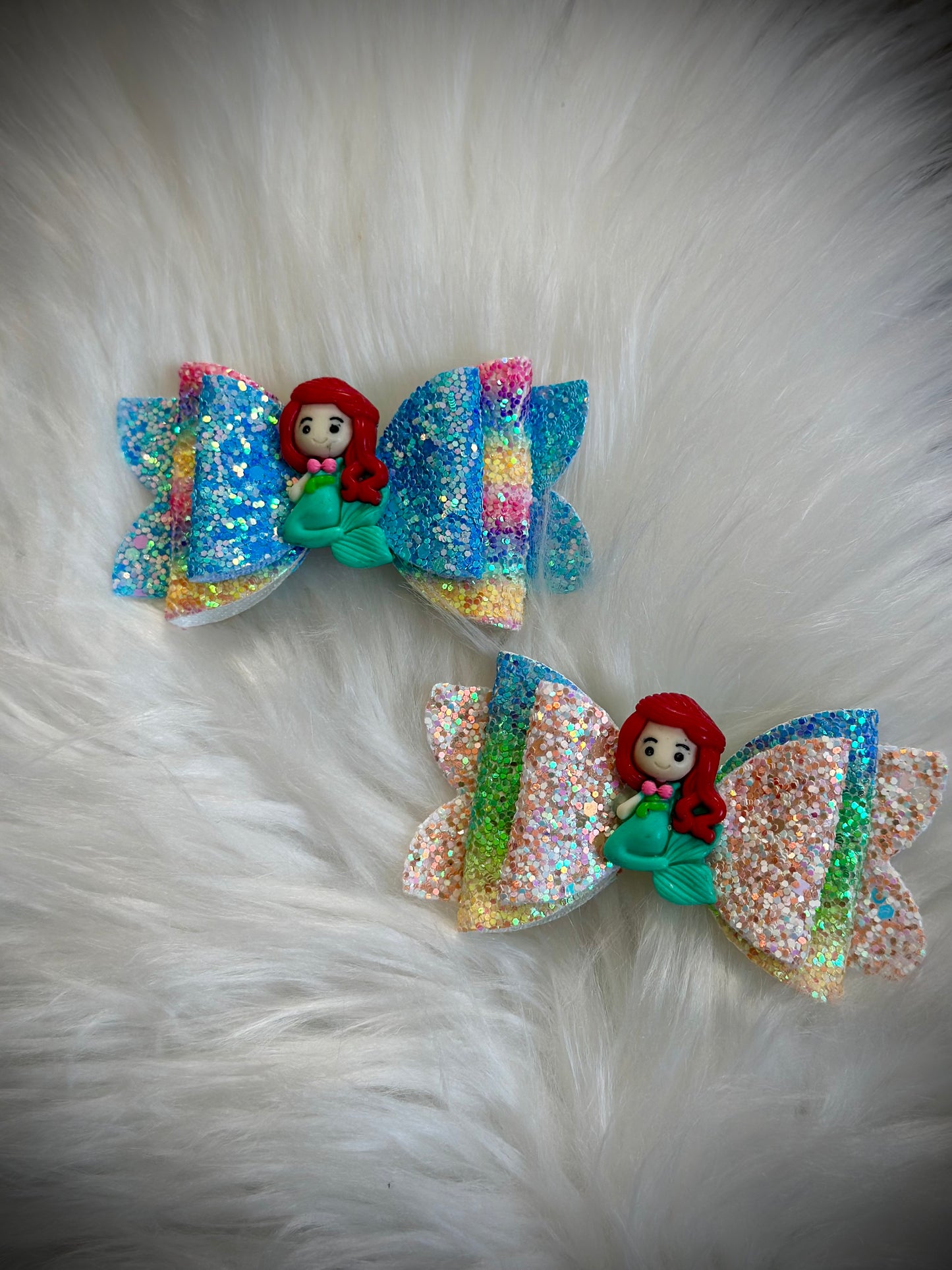 Mermaid Leather Bow