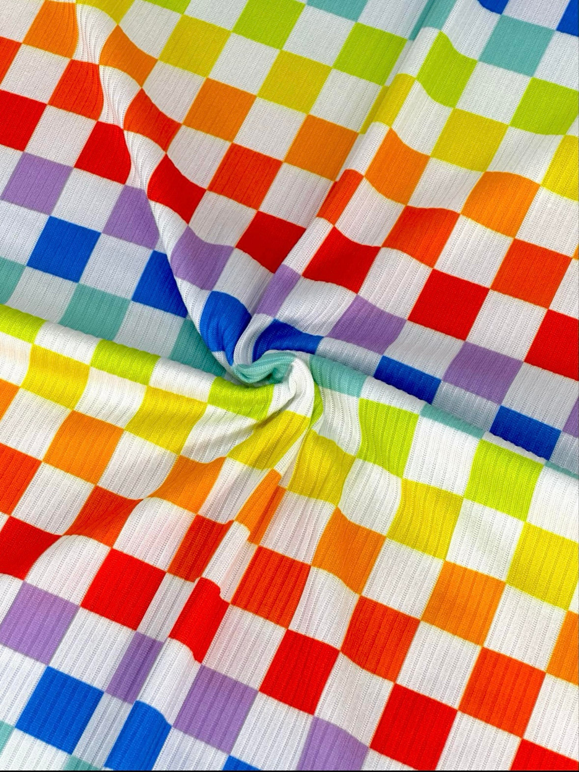Rainbow Checkered Rib
