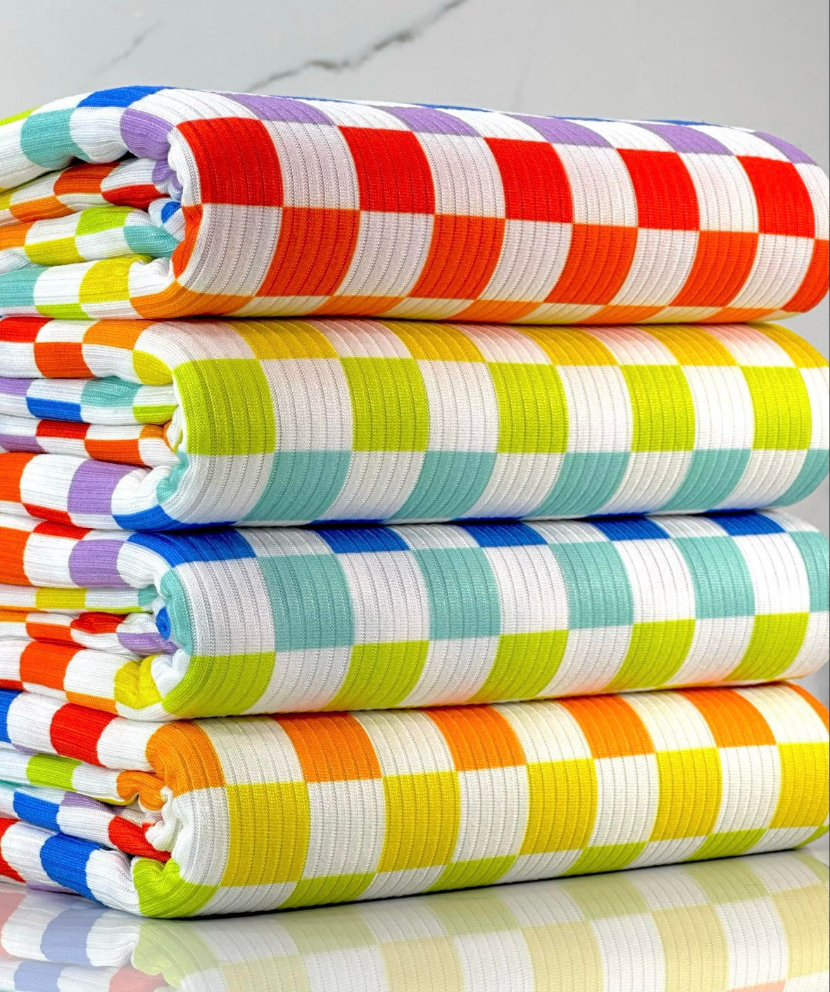 Rainbow Checkered Rib