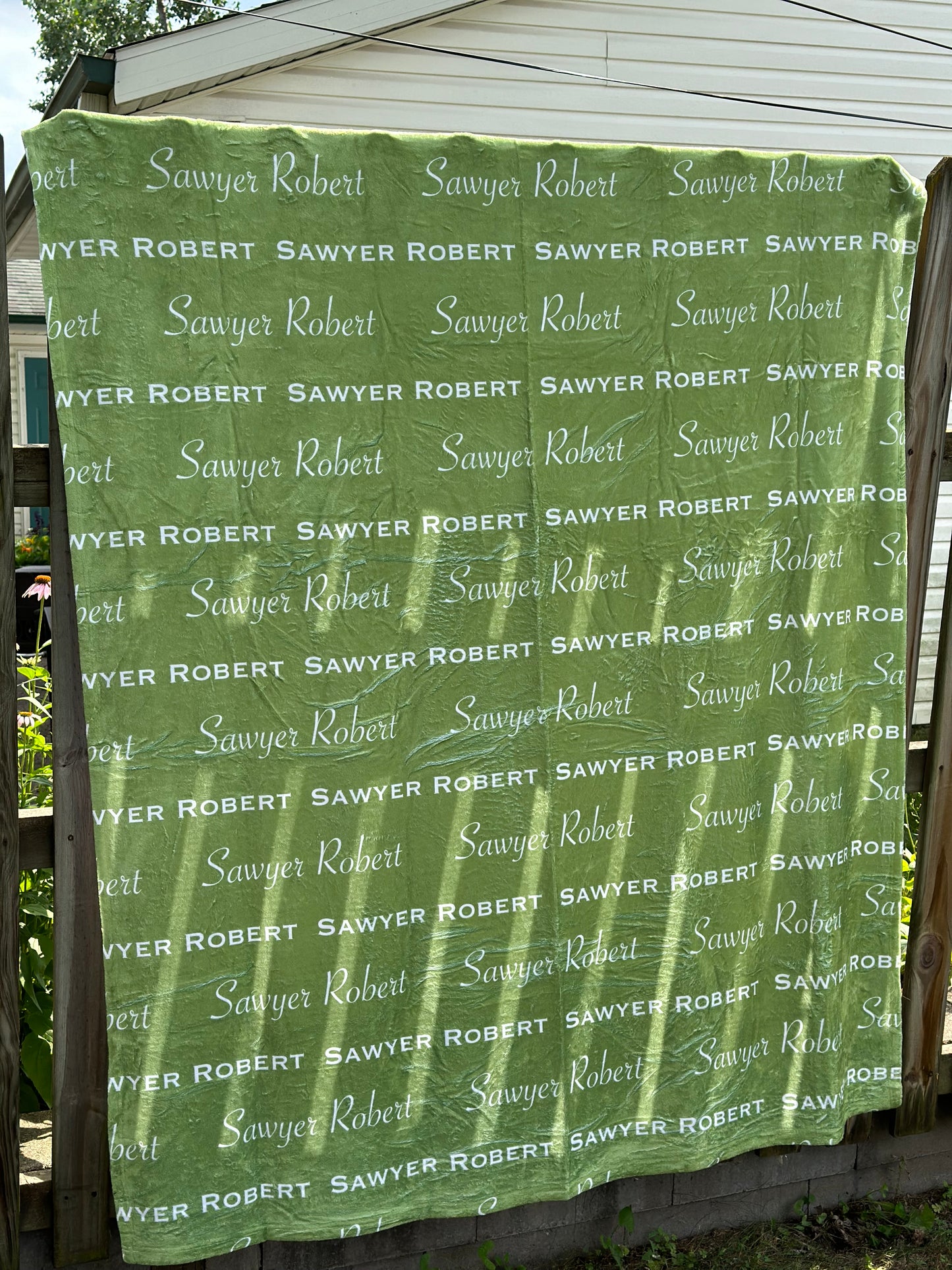 Custom Print Minky Blanket