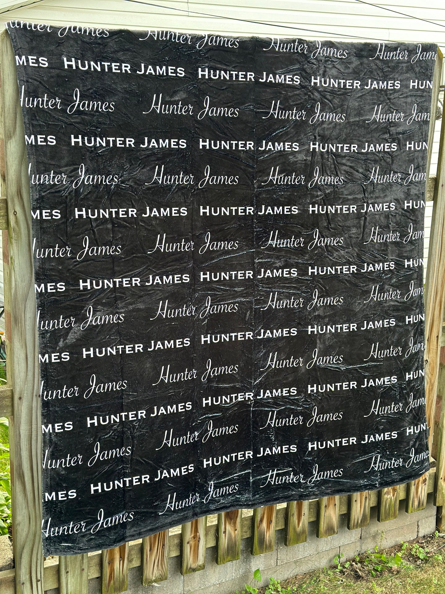 Custom Print Minky Blanket