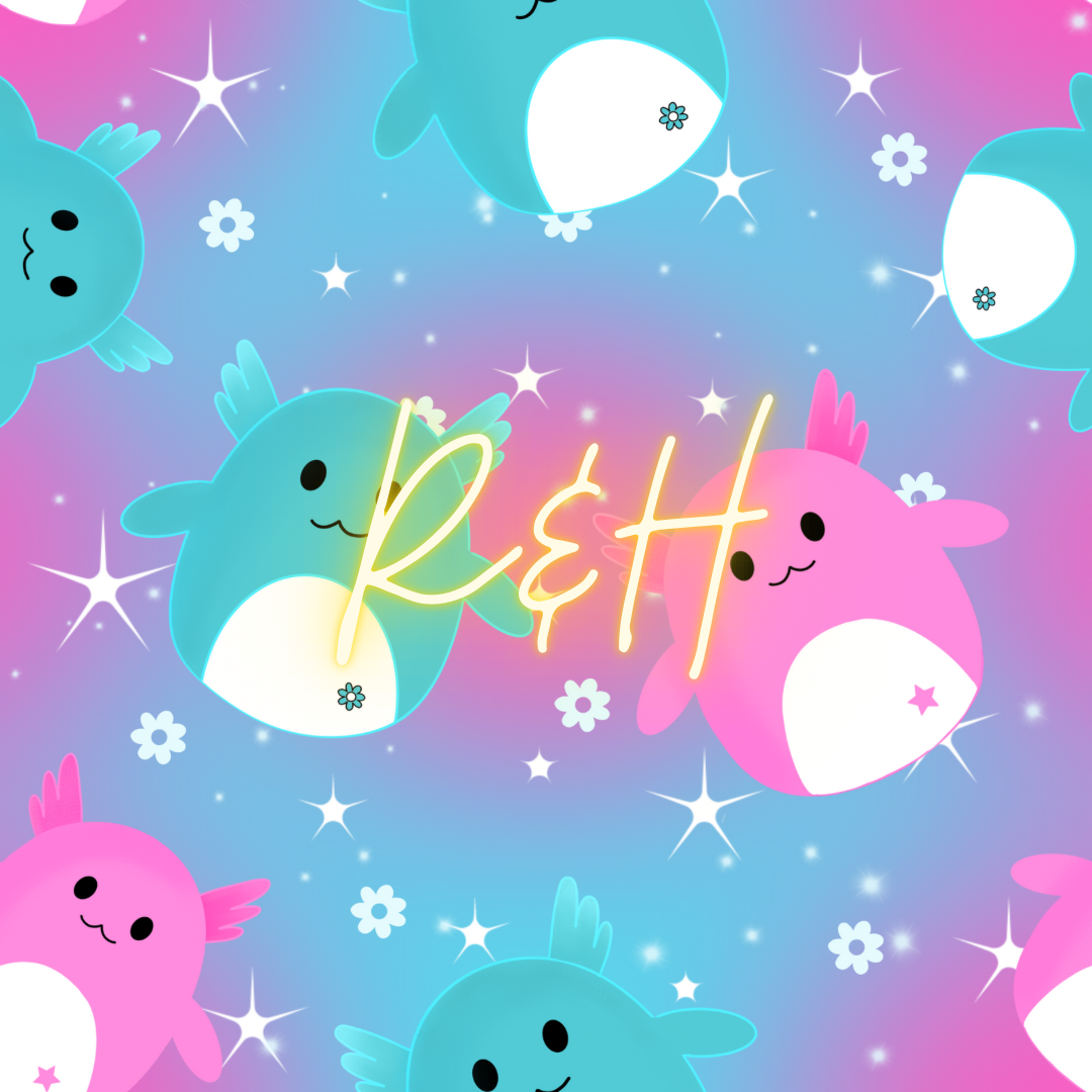 Squishy Axolotl Minky Blanket