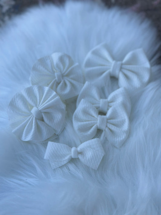 Pleather Bullet: White