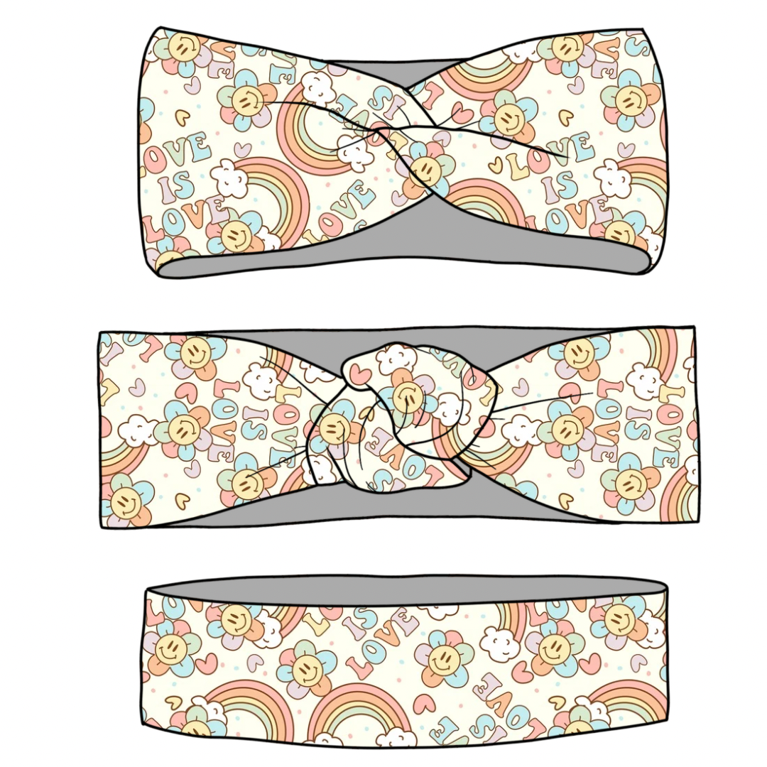 Love is Love Wraps & Scrunchies