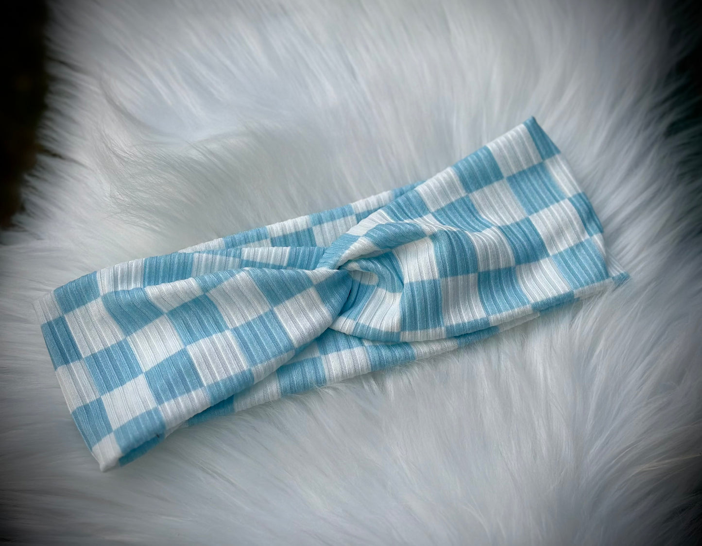 Sky Blue Yummy Rib Wraps & Scrunchies