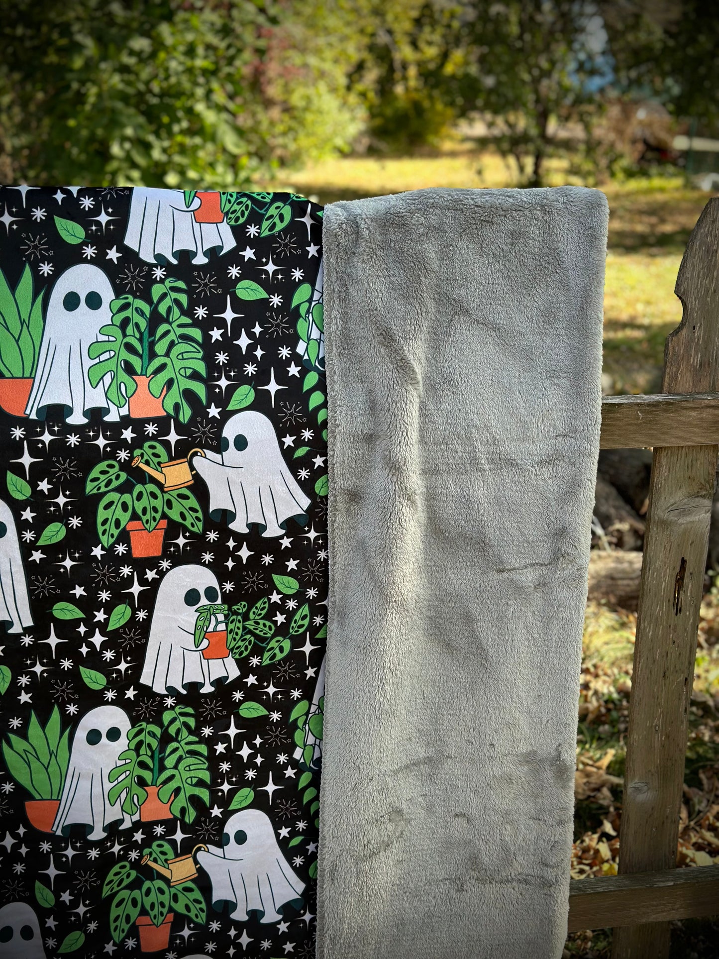 Ghost Planters Minky Blankets