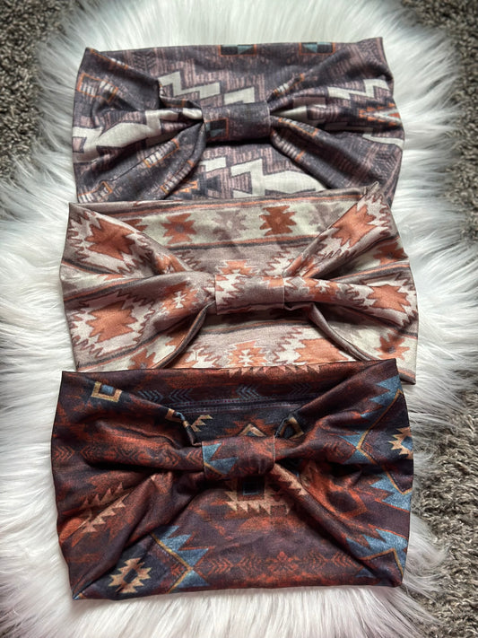 Western Print Reversible XL Wrap