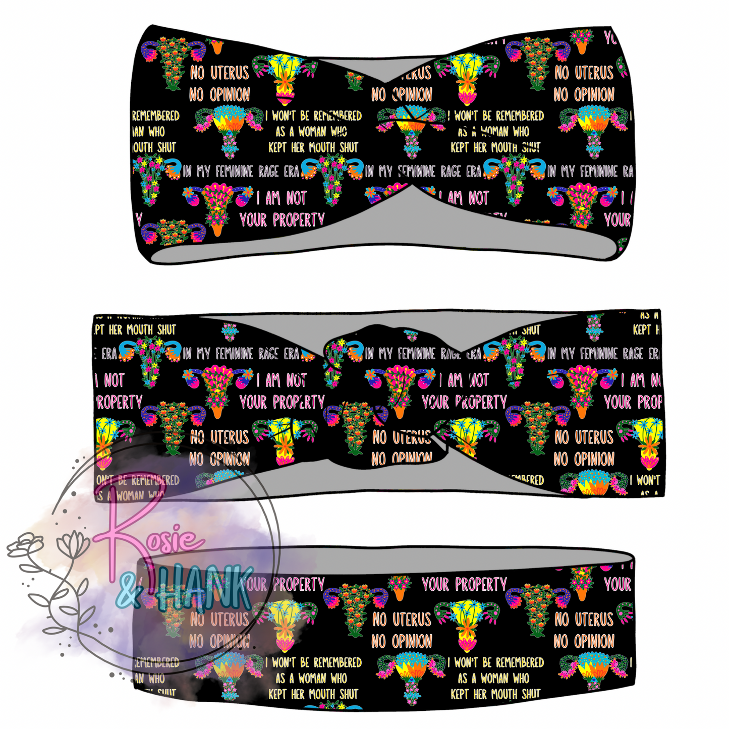 No Uterus No Opinion Scrunchies & Wraps