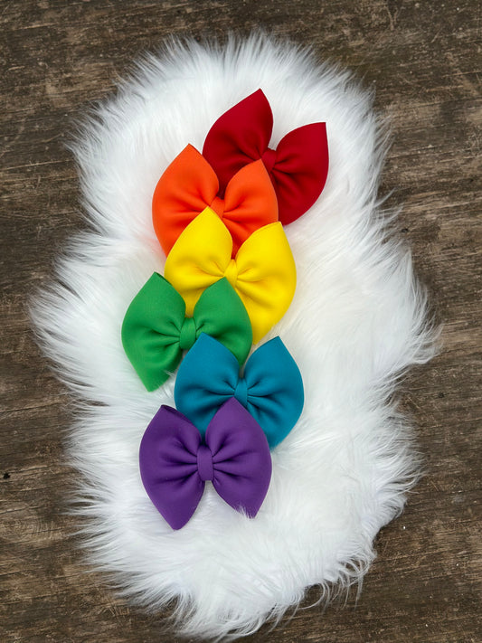 Primary Rainbow Puff Box