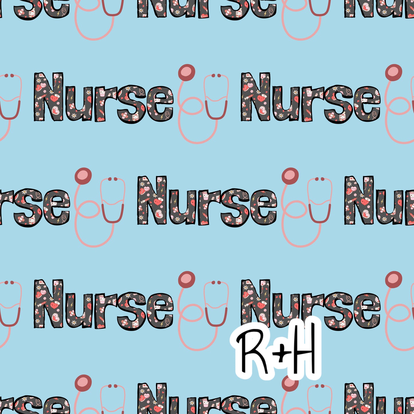 Nurse Blue Luxe Minky Blanket