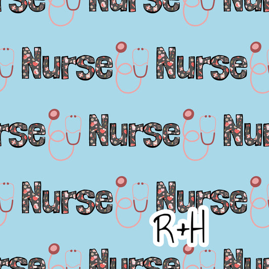 Nurse Blue Luxe Minky Blanket