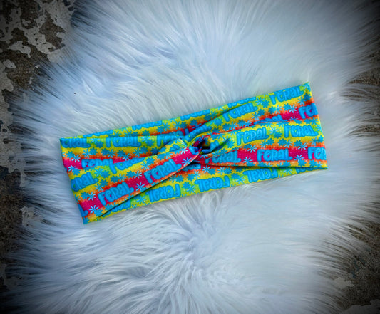 Neon Feral Wraps & Scrunchies