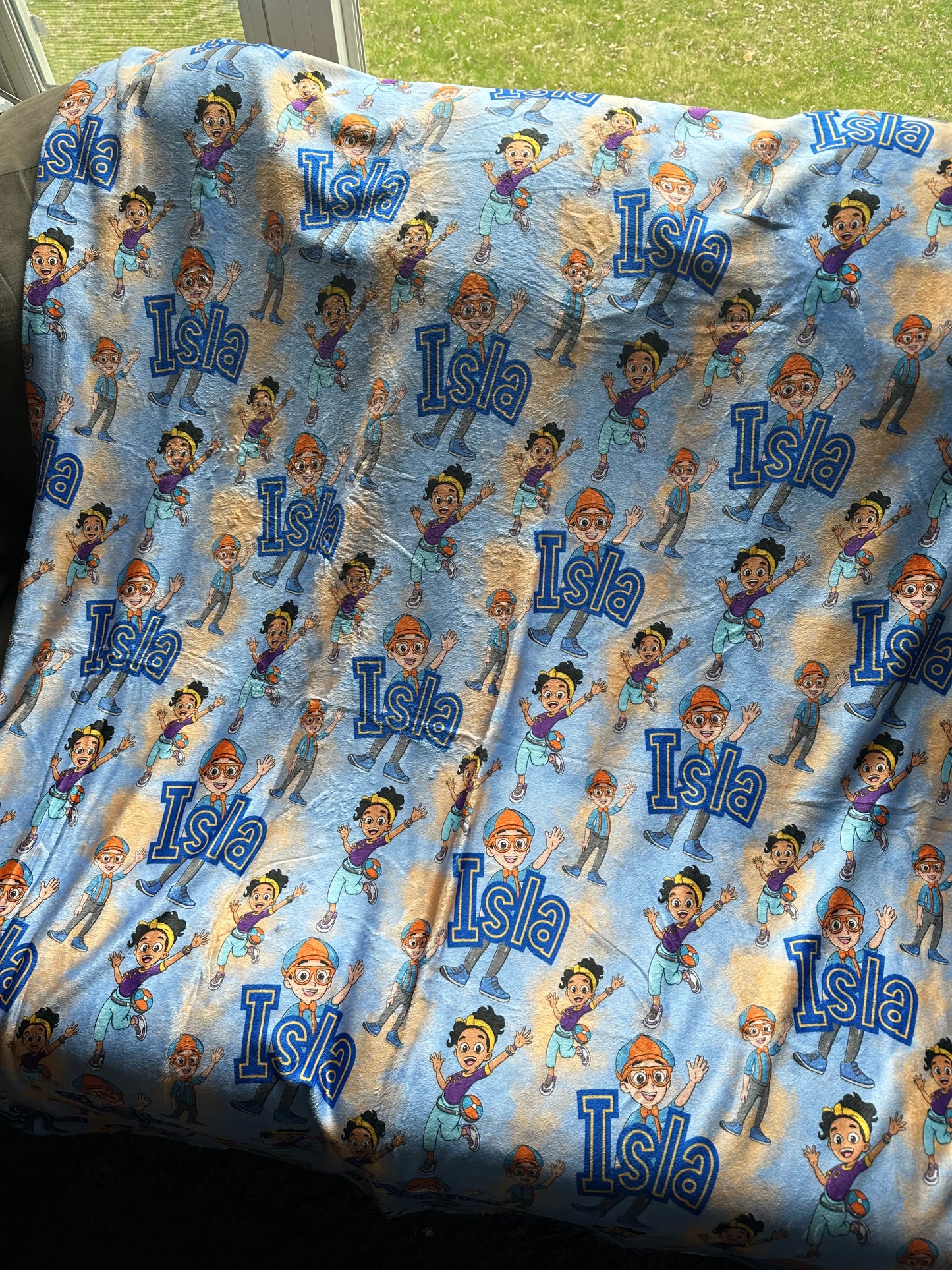 Custom Print Minky Blanket