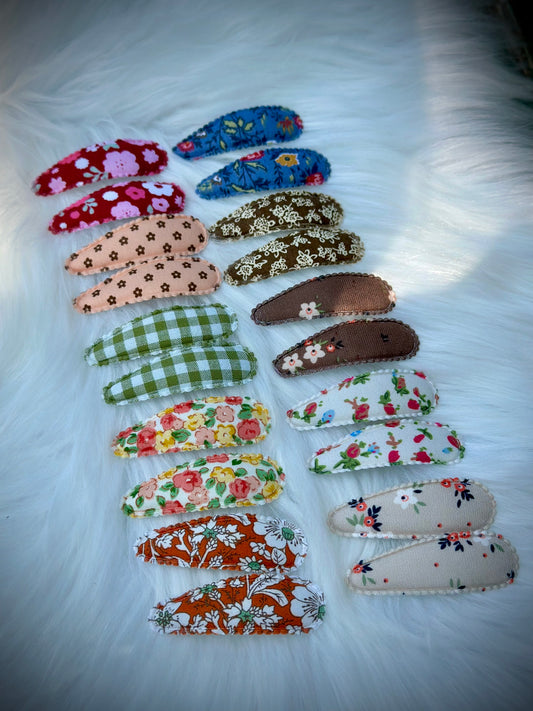 Fabric Snap Clip Sets