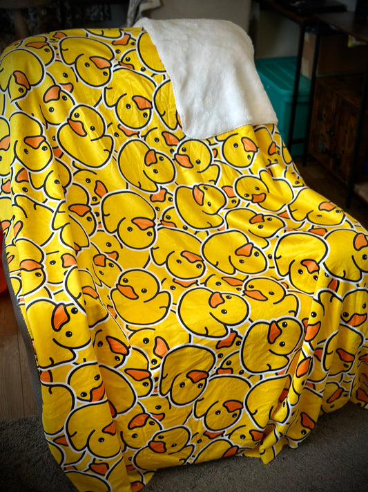 Duckies Luxe Minky Blanket